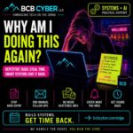 Minimalist neon-outline wellness business owner overwhelmed by repetitive administrative tasks while working late at a laptop in a cyberpunk-inspired systems and automation graphic.