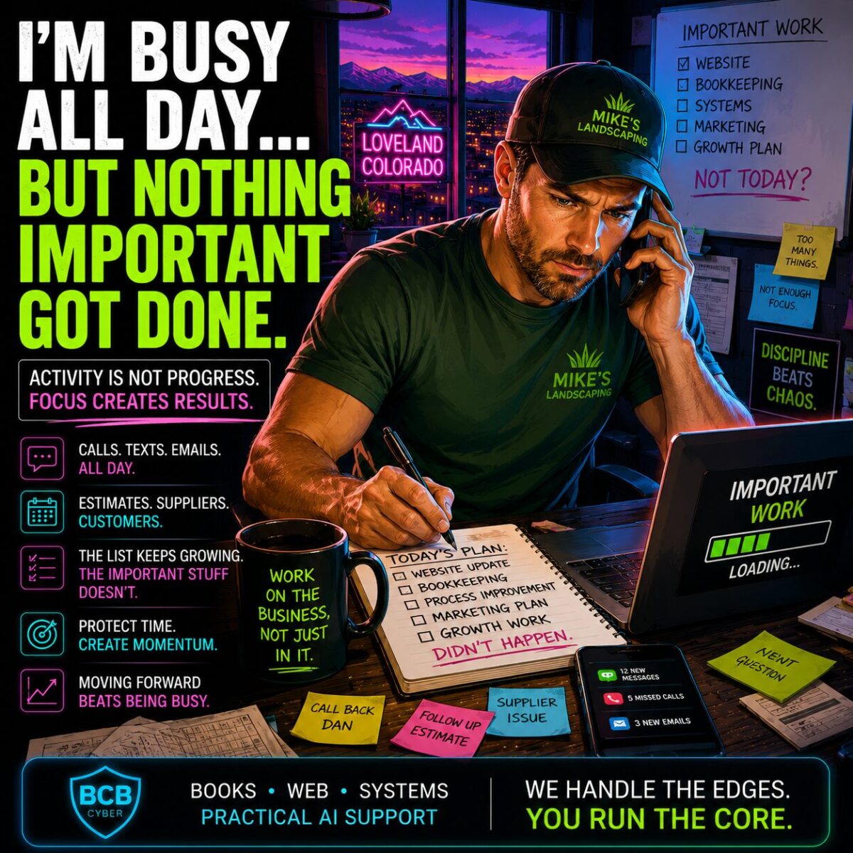 Busy Isn’t The Same Thing As Productive