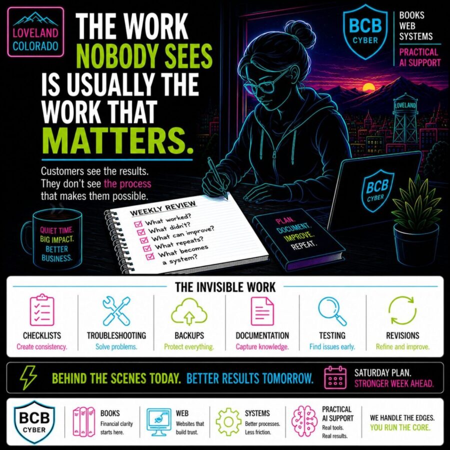 The Work Nobody Sees Is Usually The Work That Matters