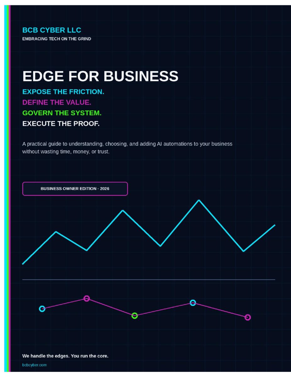 Cover of EDGE for Business, the BCB Cyber Business Owner Edition